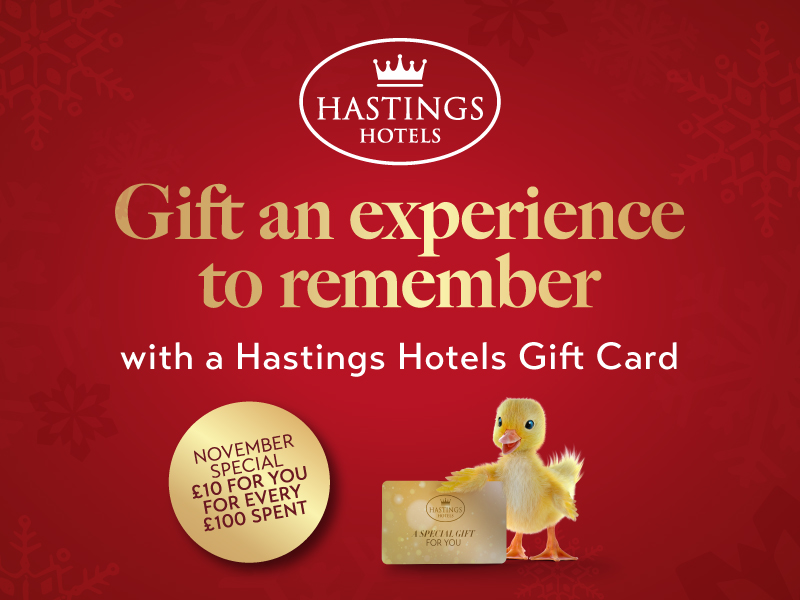 Stormont Hotel Gift Cards The Perfect Gift Hastings Hotels