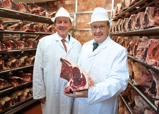 Howard Hastings and Peter Hannan pictured following the announcement of the new partnership