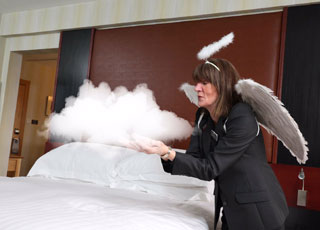 Our resident sleep expert, housekeeping manager at the Stormont Hotel, Phil McCartan
